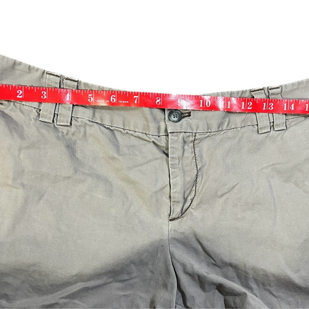 LOFT Tan Bermuda Shorts Classic Cotton Blend 10 - Picture 4 of 6
